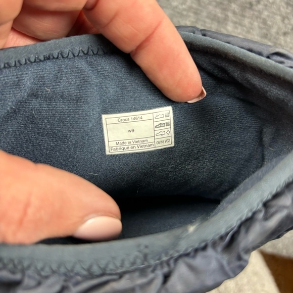 CROCS Women’s Winter Puff Boot Blue size: 9 - Picture 5 of 9